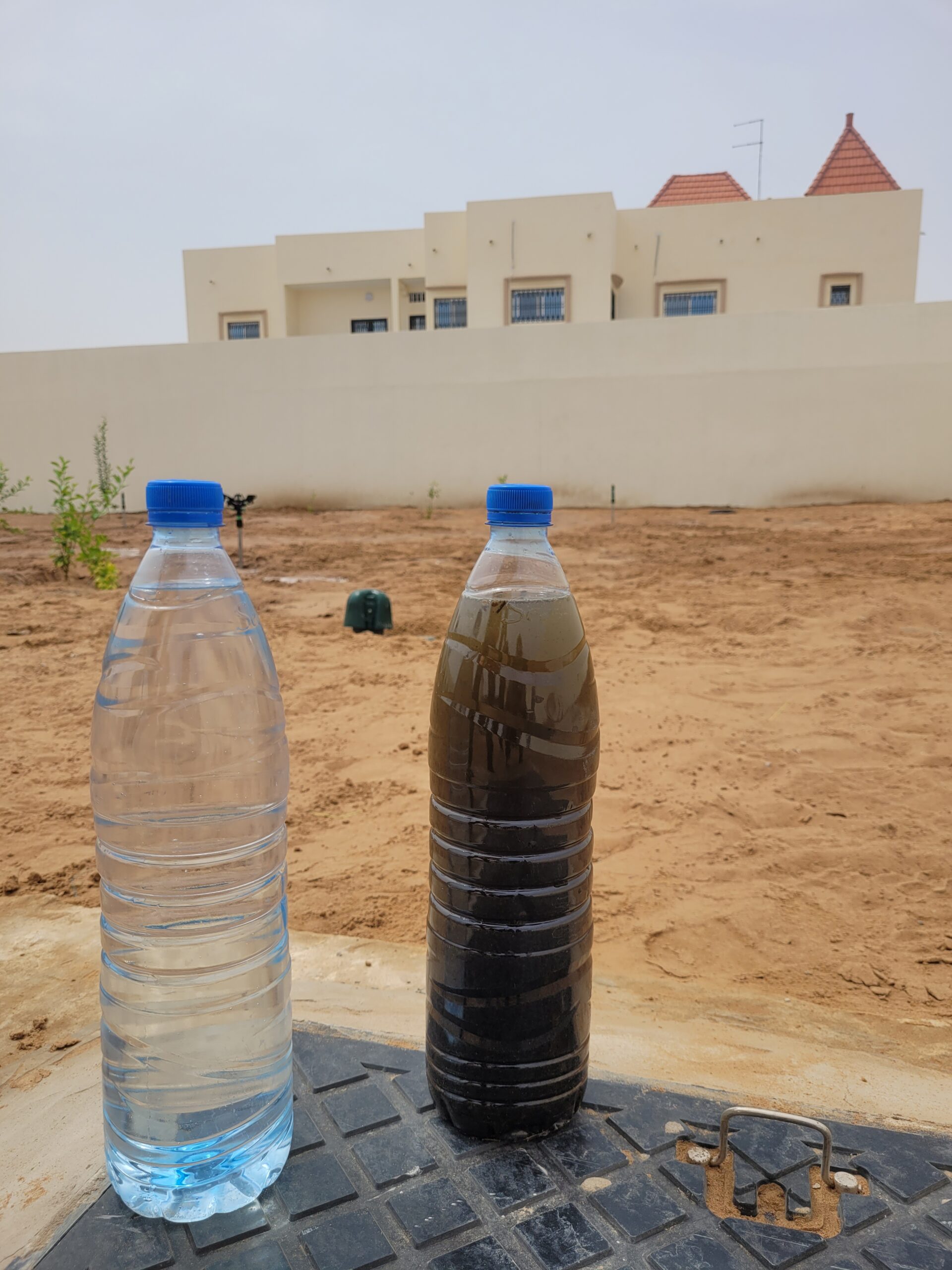 Résultat traitement System O)) — eau brute vs eau traitée